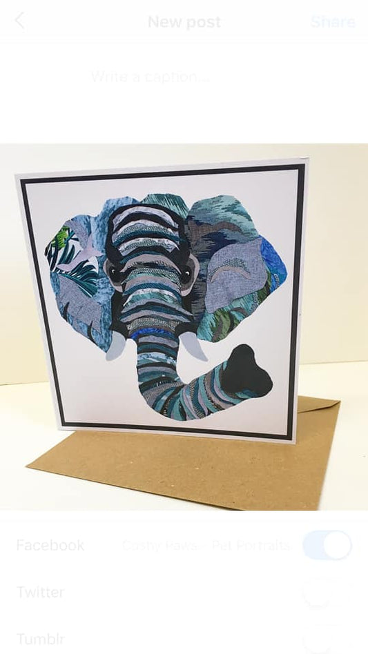 Elephant Greeting Card