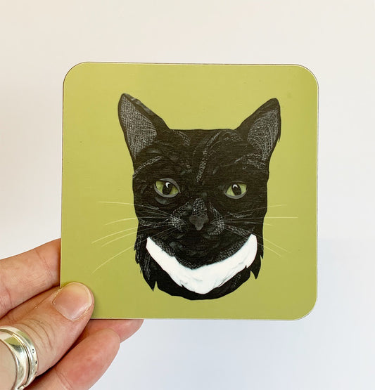 Black Cat Coaster