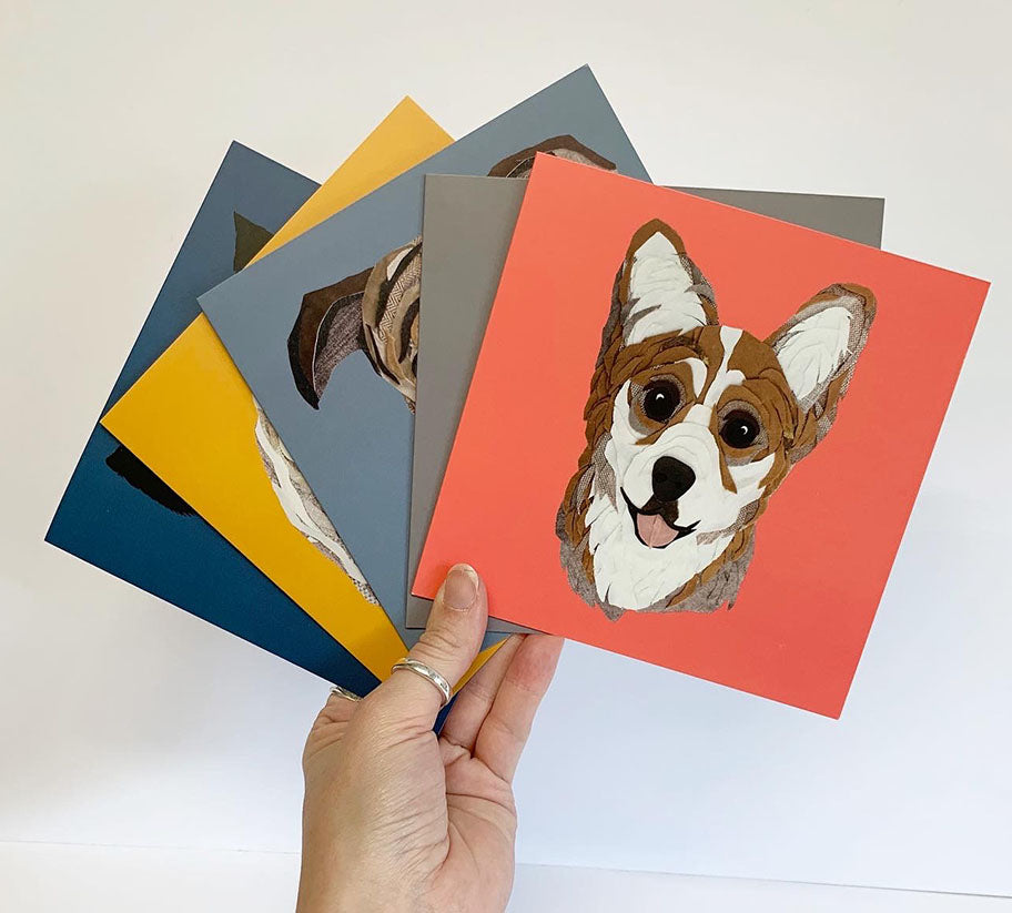 Corgi- Dog Greetings Card