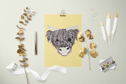 Highland Cow print