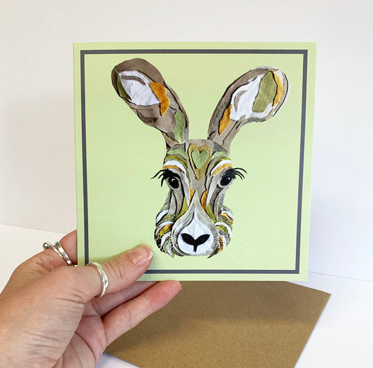 Hare Greeting cards