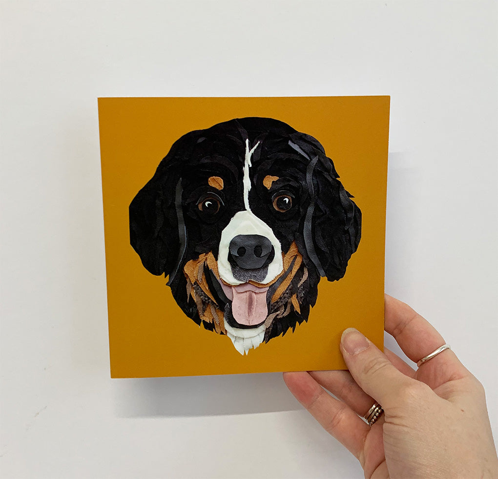 Saint Bernard - Dog Greetings Card