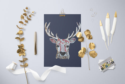 Stag Print