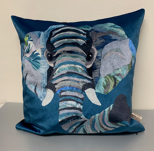 Elephant Cushion Velvet