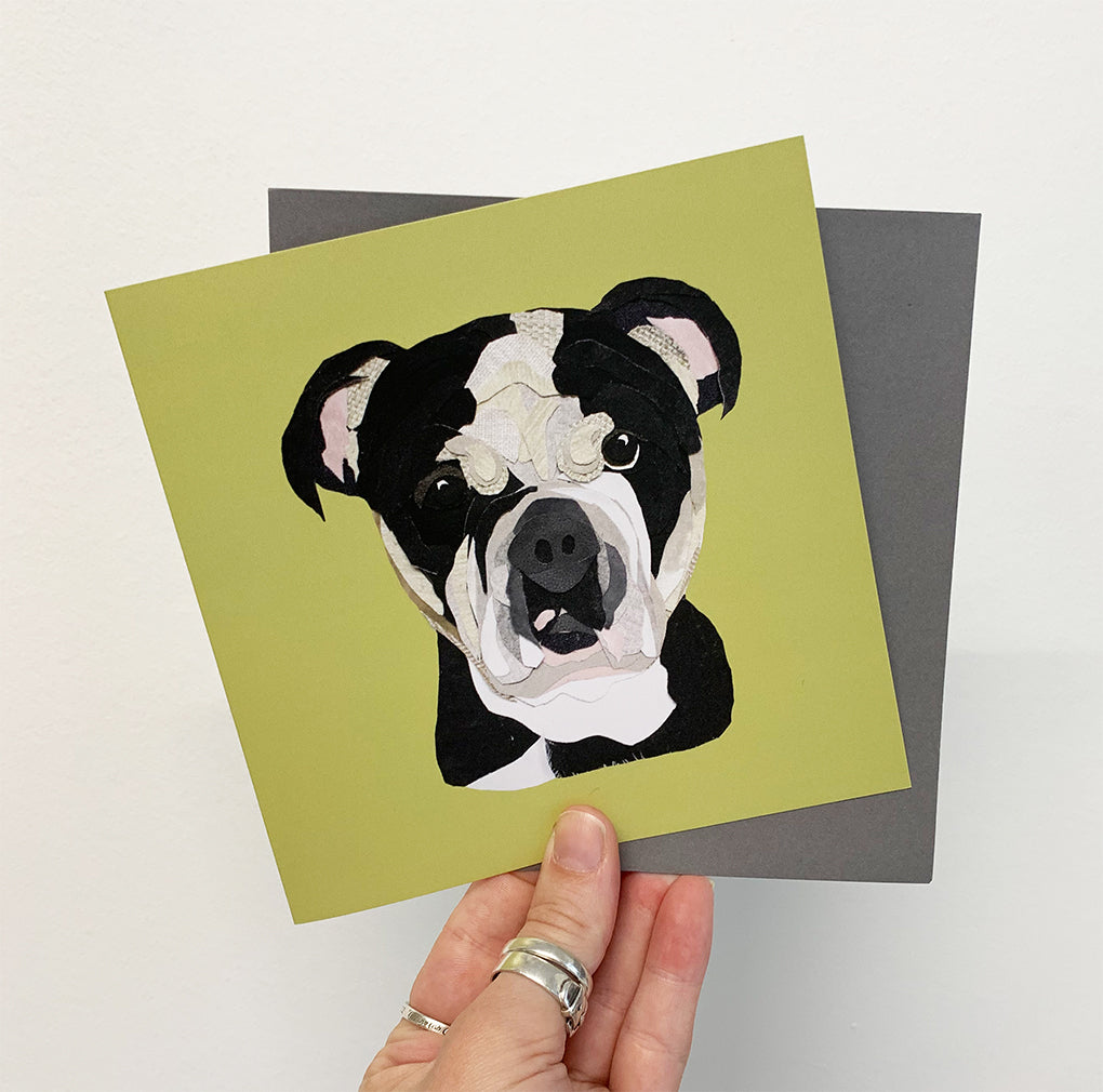 Bulldog Greetings Card