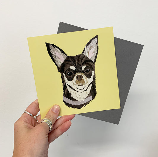 Chihuahua Greetings Card