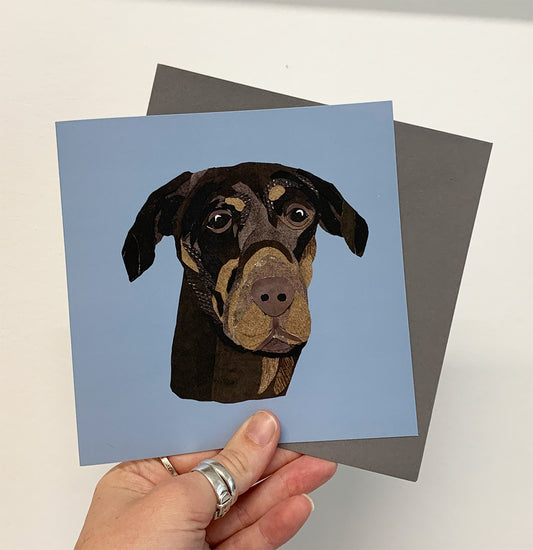 Doberman Card