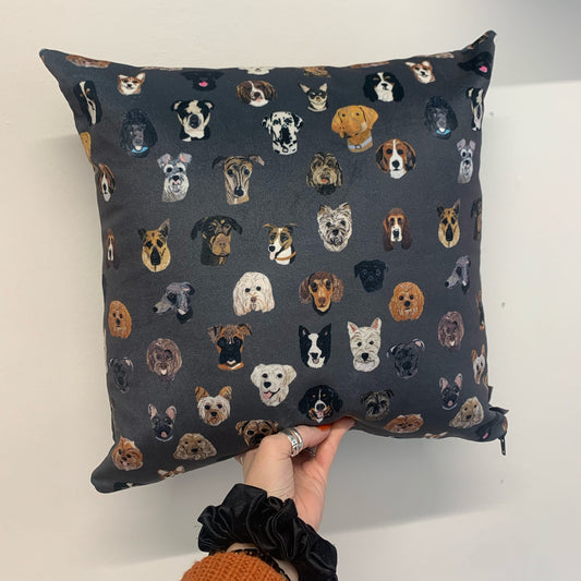 Multi Dog print Cushion