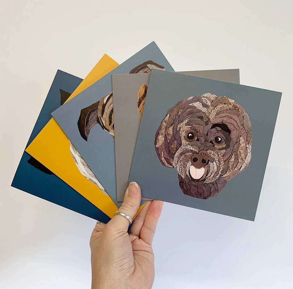 Labradoodle Greetings Card