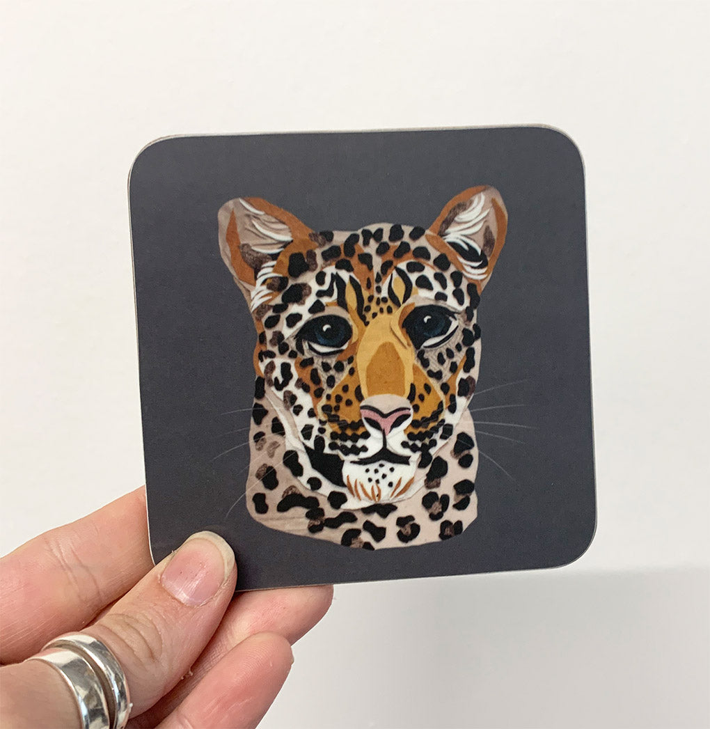 Leopard Coaster