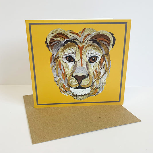 Lion Greeting Card