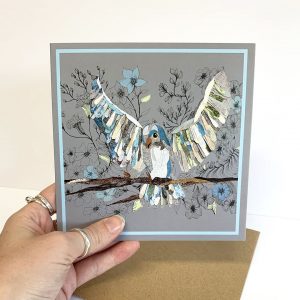 Bird Card- Cushy Paws