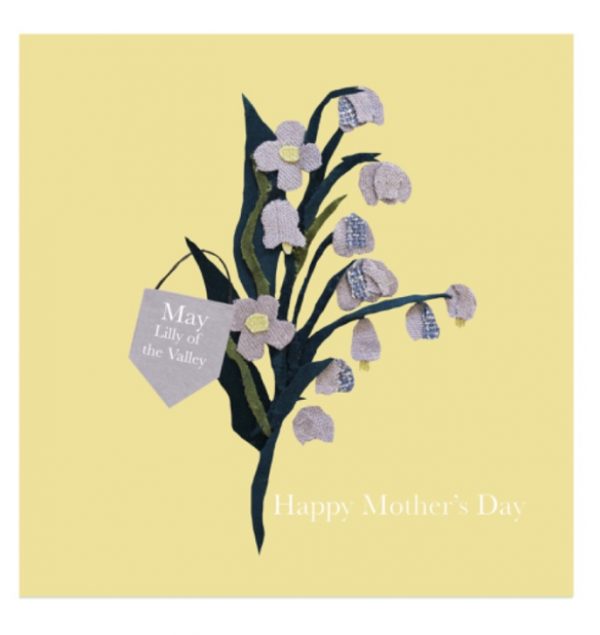 May Lily of the Valley Mother's Day greetings card