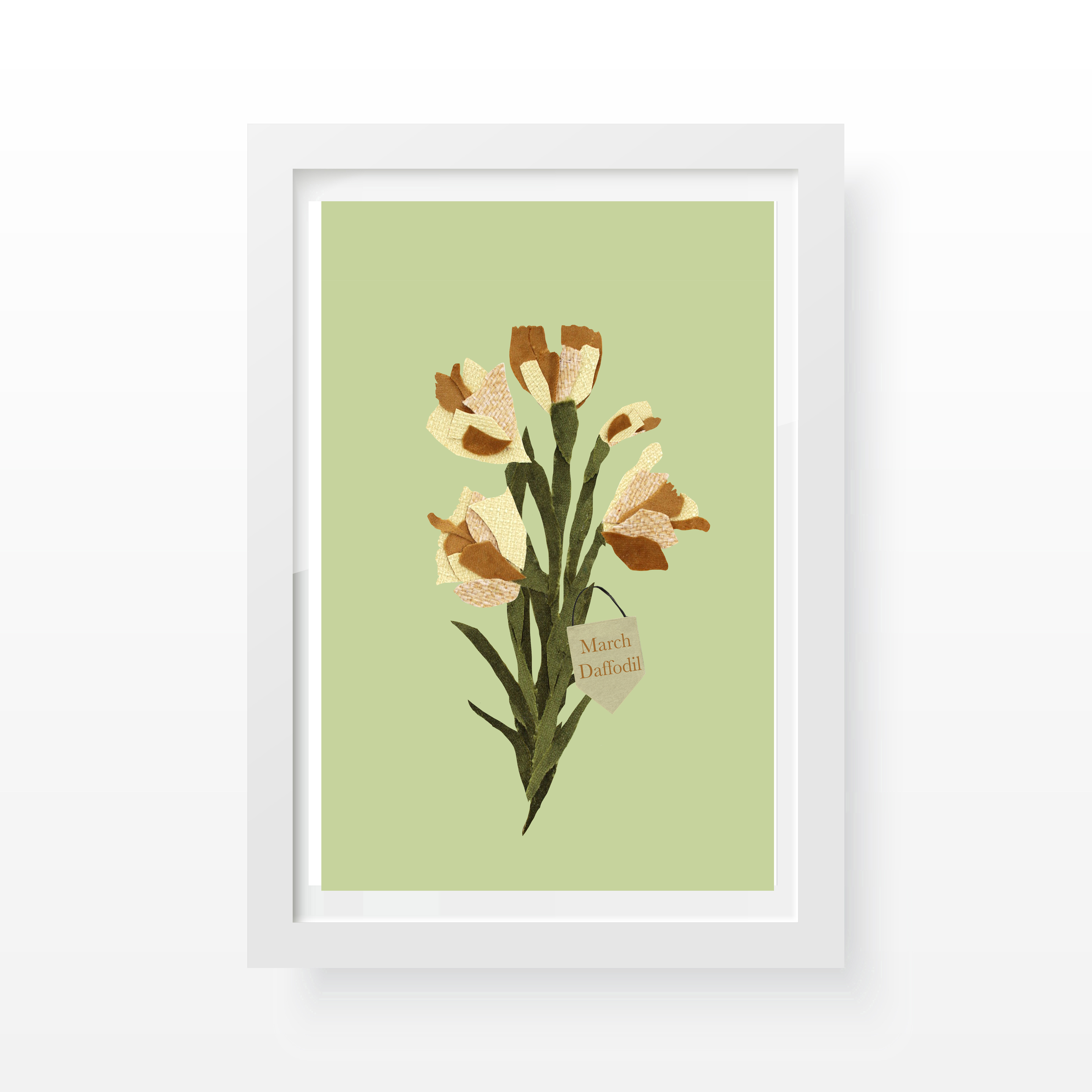 Daffodil Floral Print- Cushy Paws